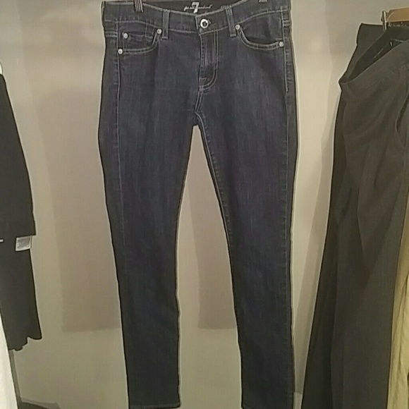 7 For All Mankind Denim - 7 For All Mankind Skinny Jewel Jeans, 27x29